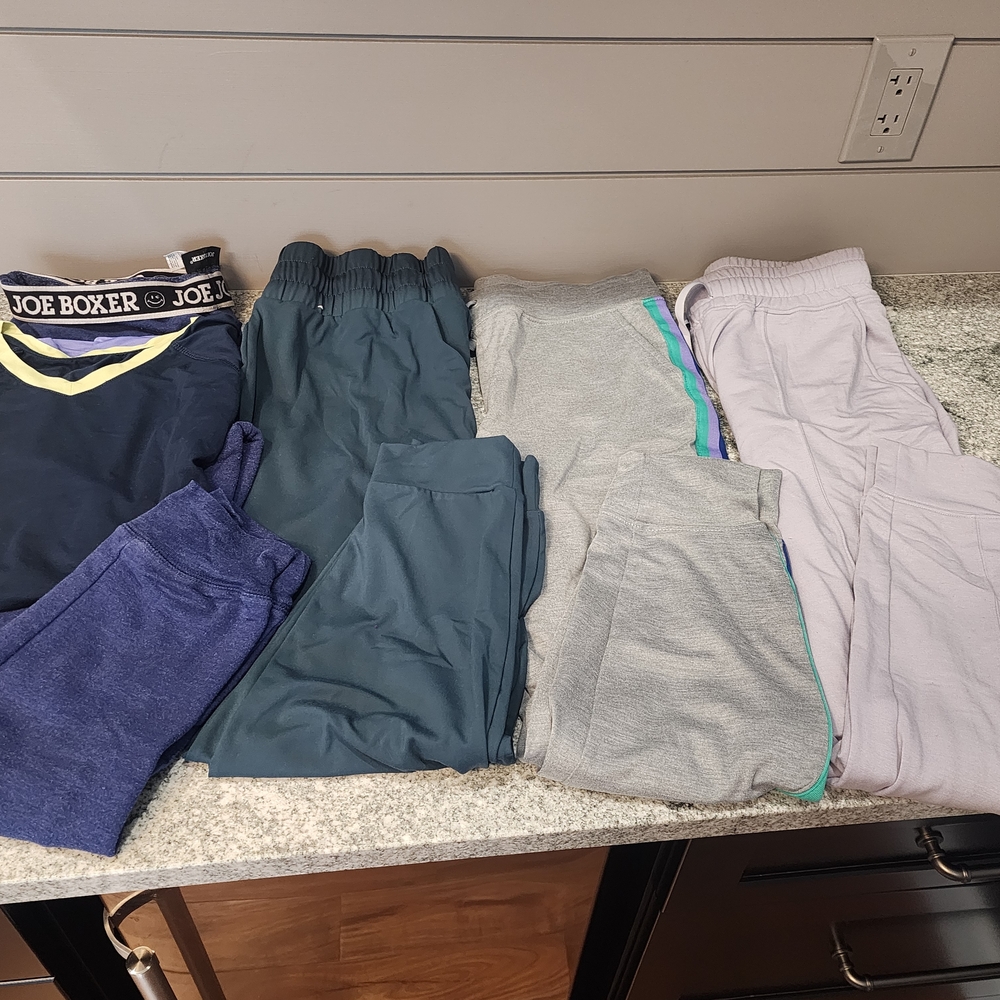 Joe Boxer And Various Multicolor Joggers And Top